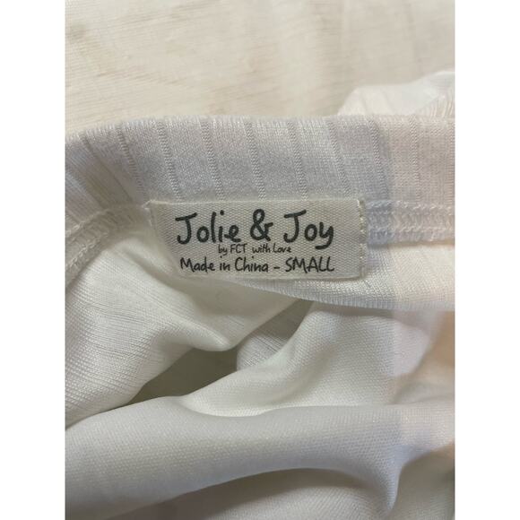 NWT Jolie & Joy Tube Top Romper Women's Small Tropical Sleeveless - Picture 4 of 6